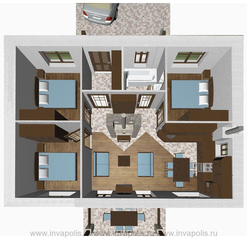 Заказать дизайн проект одноэтажного дома по доступной цене в Екатеринбурге – Бюро 37/1