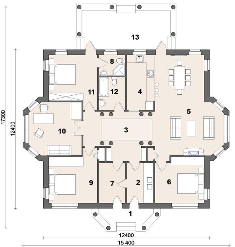 Планировка двухэтажного дома. Удачные планировки двухэтажных домов – фото лучших проектов